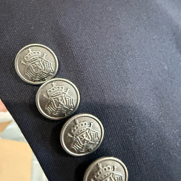 Michael Kors Blazer Two-Button Mens Navy 44L - Picture 2 of 5